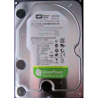 Б/У жёсткий диск 1Tb Western Digital WD10EVVS Green (WD AV-GP 1000 GB) 5400 rpm SATA (Тольятти)