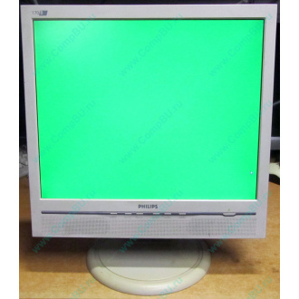 Б/У монитор 17" Philips 170B с колонками и USB-хабом в Тольятти, белый (Тольятти)
