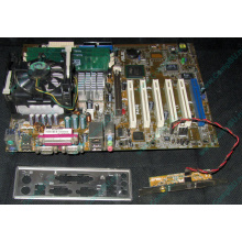 Материнская плата Asus P4PE (FireWire) с процессором Intel Pentium-4 2.4GHz s.478 и памятью 768Mb DDR1 Б/У (Тольятти)
