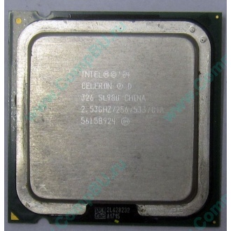 Процессор Intel Celeron D 326 (2.53GHz /256kb /533MHz) SL98U s.775 (Тольятти)